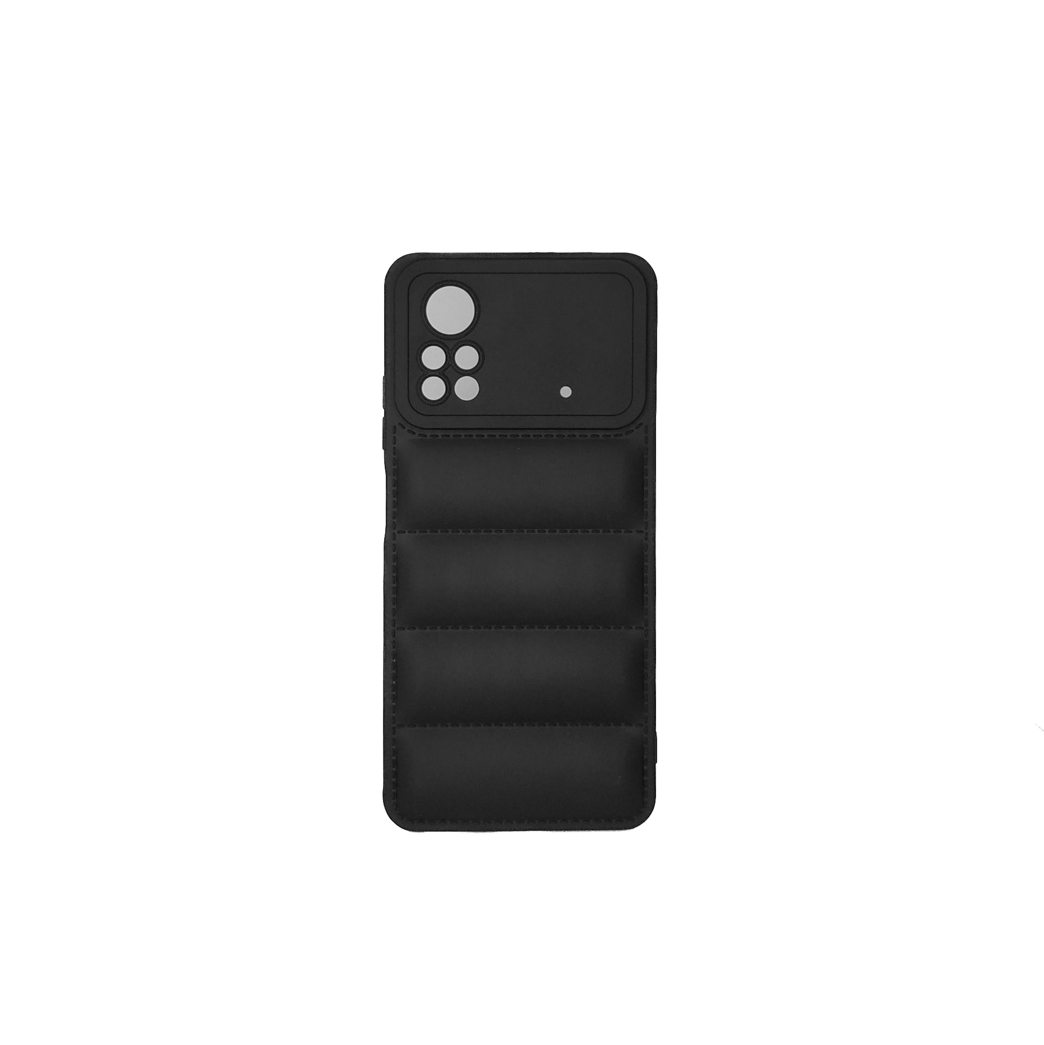 Protectores para celular  para Xiaomi  Pocophone Poco X4 Pro 5G Funda de tpu Puffer Negro